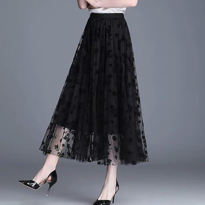 Korean Women Tulle Skirt
